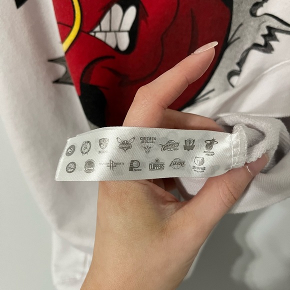 Vintage NBA Chicago Bulls short sleeve sweatshirt size small - Picture 11 of 11